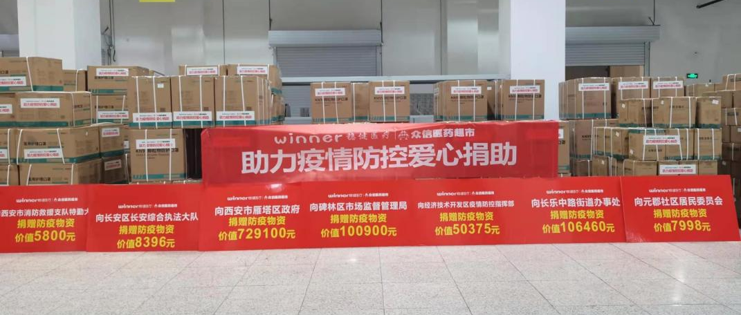 助力西安疫情防控，，，yl6809永利捐赠近四百万防疫物资已抵达