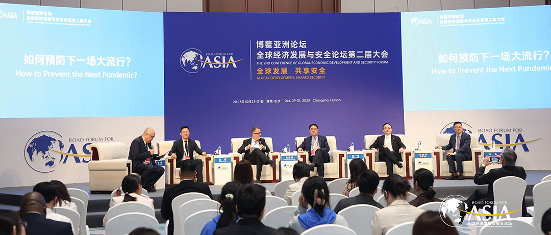 yl6809永利集团副总裁柯家洋在博鳌亚洲论坛呼吁按需佩带防护口罩