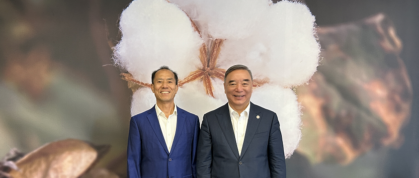 中上协会长宋志平到访yl6809永利，，，全棉时代以“一朵棉花”构建焦点竞争力